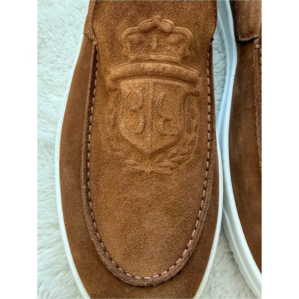 Billionaire men suede brown loafers size 45 EU Authentic Retail 850$